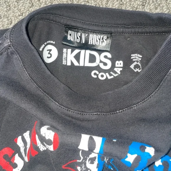Cotton on Kids X Guns ‘N’ Roses America Graphic Tee -3T - Picture 4 of 5
